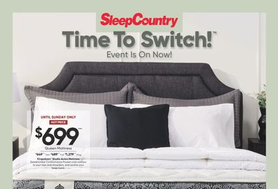 Sleep Country Flyer April 15 to 21