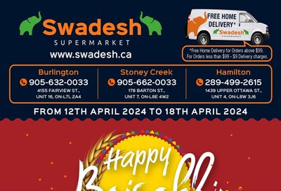 Swadesh Supermarket Flyer April 12 to 18
