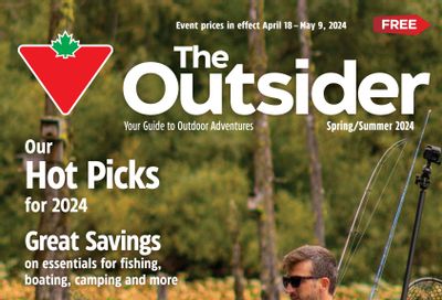 Canadian Tire The Outsider Flyer April 18 to May 9