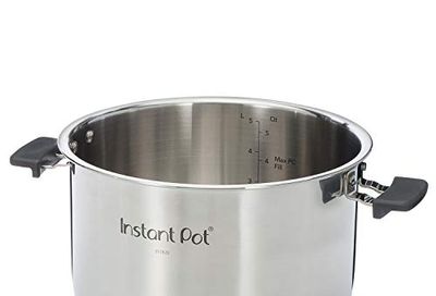 Instant Pot Stainless Steel Inner Cooking Pot with Handles – use with 6 Quart Duo Evo, Pro, and Pro Crisp $27.93 (Reg $29.93)