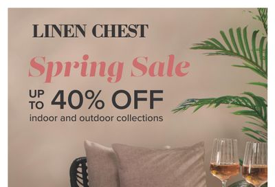 Linen Chest Flyer April 17 to May 20