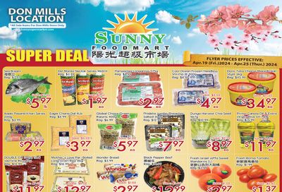 Sunny Foodmart (Don Mills) Flyer April 19 to 25