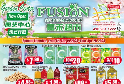 Fusion Supermarket Flyer April 19 to 25