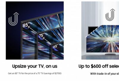 Samsung Canada: Save up to $2,700 When You Upsize Your TV + More