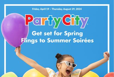 Party City Flyer April 19 to August 29
