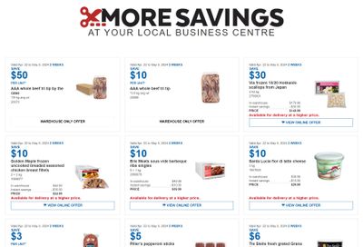 Costco Business Centre Instant Savings Flyer April 22 to May 5
