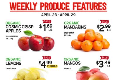 Pomme Natural Market Weekly Produce Flyer April 23 to 29