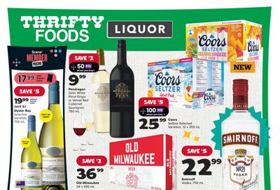 Thrifty Foods Liquor Flyer April 25 to May 1