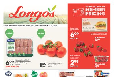 Longo's Flyer April 25 to May 1