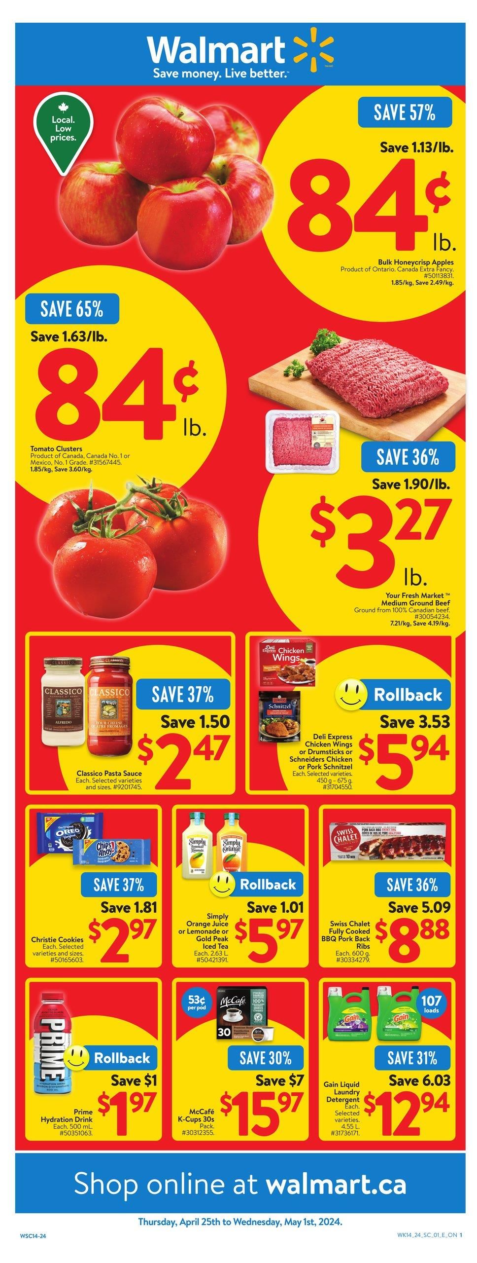 Walmart (ON) Flyer April 25 to May 1