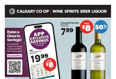 Calgary Co-op Liquor Flyer April 25 to May 1