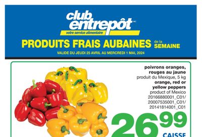 Wholesale Club (QC) Fresh Deals of the Week Flyer April 25 to May 1