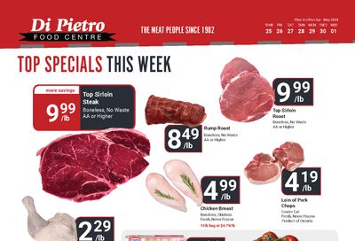 Di Pietro Food Centre Flyer April 25 to May 1