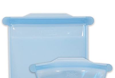 Ziploc Endurables Pouch and Containers Variety Pack, Reusable Silicone Bags and Food Storage Meal Prep Containers for Freezer, Oven, and Microwave, Dishwasher Safe, 2 Count $24.8 (Reg $29.04)