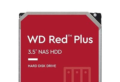 Western Digital 8TB WD Red Plus NAS Internal Hard Drive HDD - 5640 RPM, SATA 6 Gb/s, CMR, 256 MB Cache, 3.5" - WD80EFPX $219.97 (Reg $244.97)