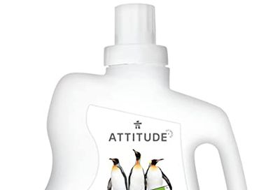 ATTITUDE Liquid Laundry Detergent, EWG Verified Laundry Soap, HE Compatible, Vegan and Plant Based Products, Cruelty-Free, Unscented, 40 Loads, 2 Liters $8.79 (Reg $12.99)