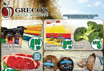 Greco's Fresh Market Flyer April 26 to May 9