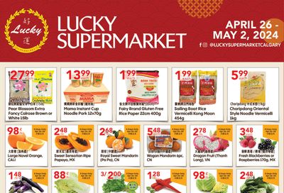 Lucky Supermarket (Calgary) Flyer April 26 to May 2