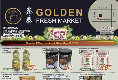 Golden Fresh Market Flyer April 26 to May 2