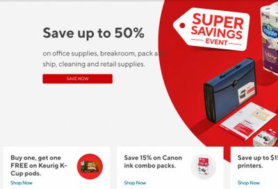 Staples Canada Weekly Deals: Buy 1, Get 1 FREE Keurig K‑cups, Save up to 50% Off Office Supplies + More