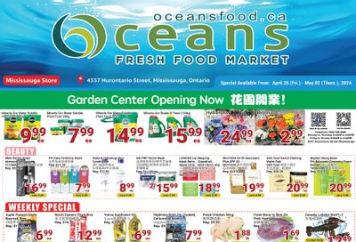 Oceans Fresh Food Market (Mississauga) Flyer April 26 to May 2