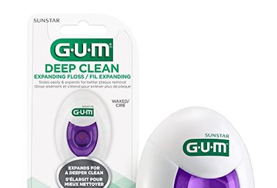 GUM Deep Clean Expanding Dental Floss 2x40M $4.99 (Reg $6.49)
