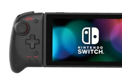 HORI Nintendo Switch Split Pad Pro (Black) Ergonomic Controller for Handheld Mode by HORI, Officially Licensed By Nintendo - Nintendo Switch Accessories - Translucent Black Edition $39.96 (Reg $48.96)