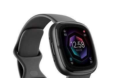 Fitbit Sense 2 Advanced Health and Fitness Smartwatch with Tools To Manage Stress and Sleep, Ecg App, Spo2, 24/7 Heart Rate and Gps, Shadow Grey/Graphite, One Size (S and L Bands Included) $268.98 (Reg $329.95)