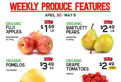 Pomme Natural Market Weekly Produce Flyer April 30 to May 6