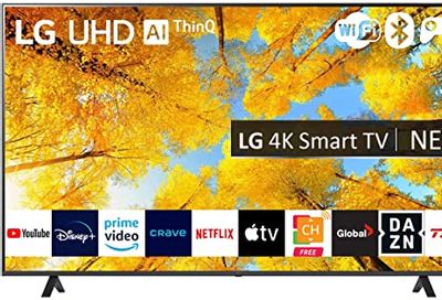 LG 55-Inch Class UQ7590 Series Alexa Built-in 4K Smart TV (3840 x 2160),Bluetooth, Wi-Fi, USB, Ethernet, HDMI, AI-Powered 4K, Cloud Gaming (55UQ7590) $429.99 (Reg $597.99)