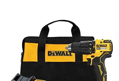 DEWALT 20V MAX Compact Hammer Drill/Driver Kit, Brushless 1/2 in. Ratcheting Chuck, LED (DCD798D1) $129 (Reg $219.00)