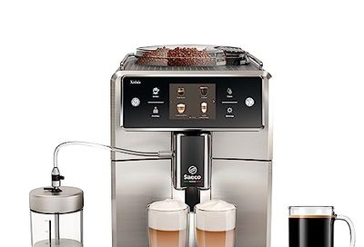 Philips Saeco Xelsis Super Automatic Espresso Machine - LatteDuo Milk System, 15 Coffee Varieties, 8 User Profiles, Touch Screen, Stainless Steel, (SM7685/04) $1407.61 (Reg $1589.98)