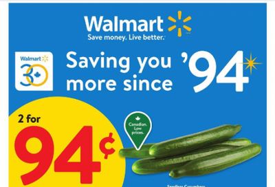 Walmart Canada: 2 Seedless Cucumbers for 94 Cents + More 94 Cent Deals May 2nd – 8th
