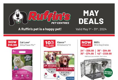 Ruffin's Pet Centre Flyer May 1 to 31
