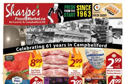 Sharpe's Food Market Flyer May 2 to 8