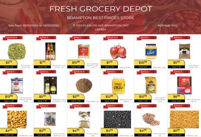 Fresh Grocery Depot Flyer May 2 to 8