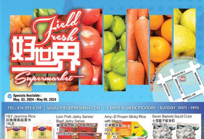 Field Fresh Supermarket Flyer May 3 to 9