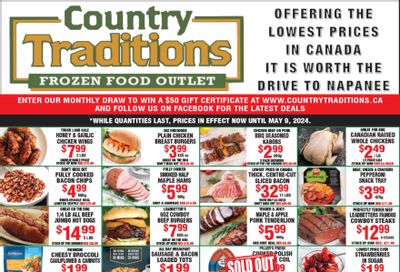 Country Traditions Flyer May 2 to 9
