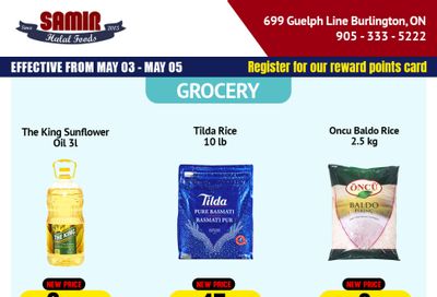 Samir Supermarket Flyer May 3 to 5