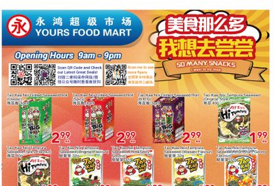 Yours Food Mart Flyer May 3 to 9