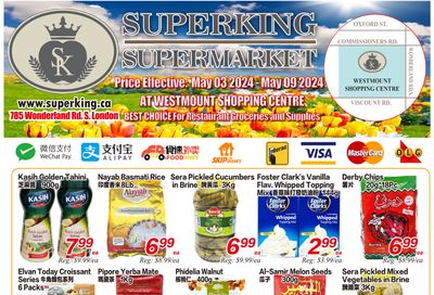Superking Supermarket (London) Flyer May 3 to 9
