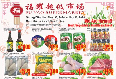Fu Yao Supermarket Flyer May 3 to 9