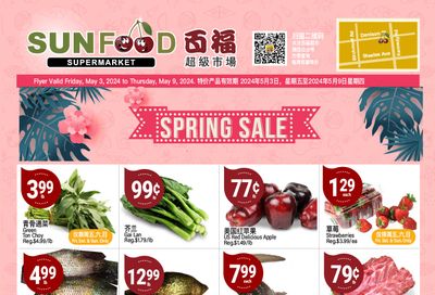 Sunfood Supermarket Flyer May 3 to 9