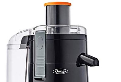 Omega Juicer C2000B2 Large Chute High Speed Centrifugal Extractor For Fruits and Vegetables, Features 3 Speeds Compact Design Large Pulp Container, 250-Watts, Black $37.98 (Reg $39.98)