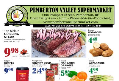 Pemberton Valley Supermarket Flyer May 5 to 11