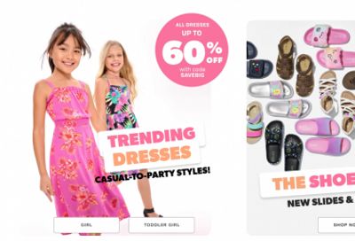 The Children’s Place and Gymboree Canada: Almost Everything up to 70% off + Extra 25% off $75 with Promo Code