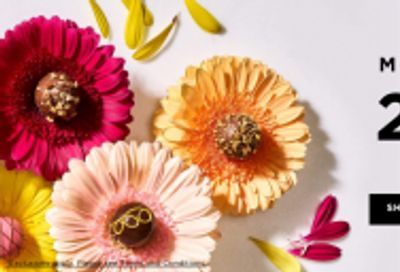Godiva Canada Mother’s Day Sale: Save 20% off Sitewide with Promo Code
