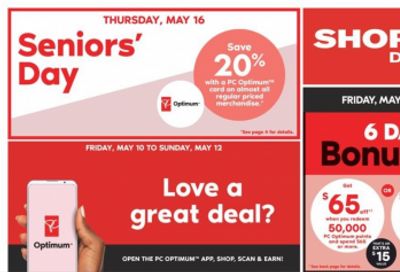Shoppers Drug Mart Canada Bonus Redemption Event May 10th – 15th