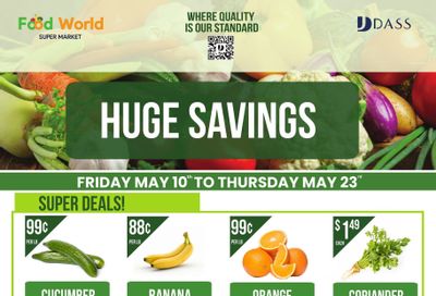 Food World Supermarket Flyer May 10 to 23
