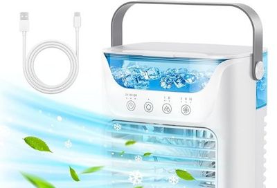 Amazon Canada Deals: Save 50% on Portable Air Conditioner with Promo Code + 50% on Therapy Swing for Kids + More